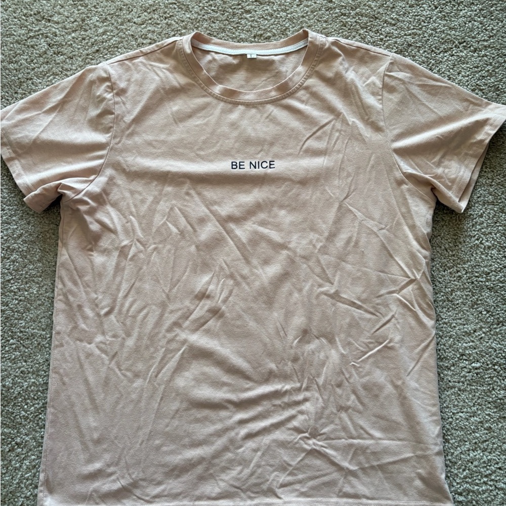 Beige Graphic T-Shirt